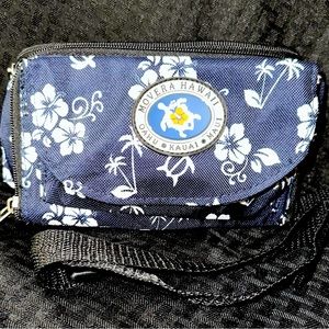 Movera Hawaii Waist/Fanny Pack Blue and Black with adjustable strap nylon